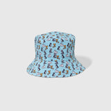 Reversible Bucket Hat – Pals in Print Collection: Sweet Cats