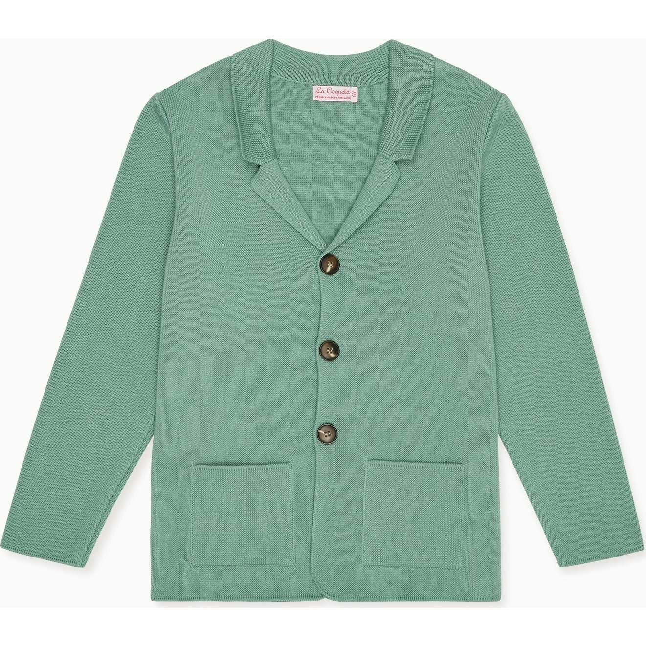 Sage Hector Cotton Boy Cardigan