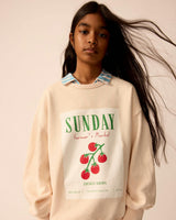 Organic Weekend Sweatshirt in Peach