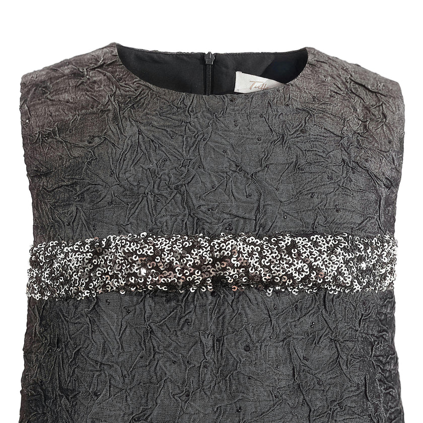Dark Gray Speckled Dress