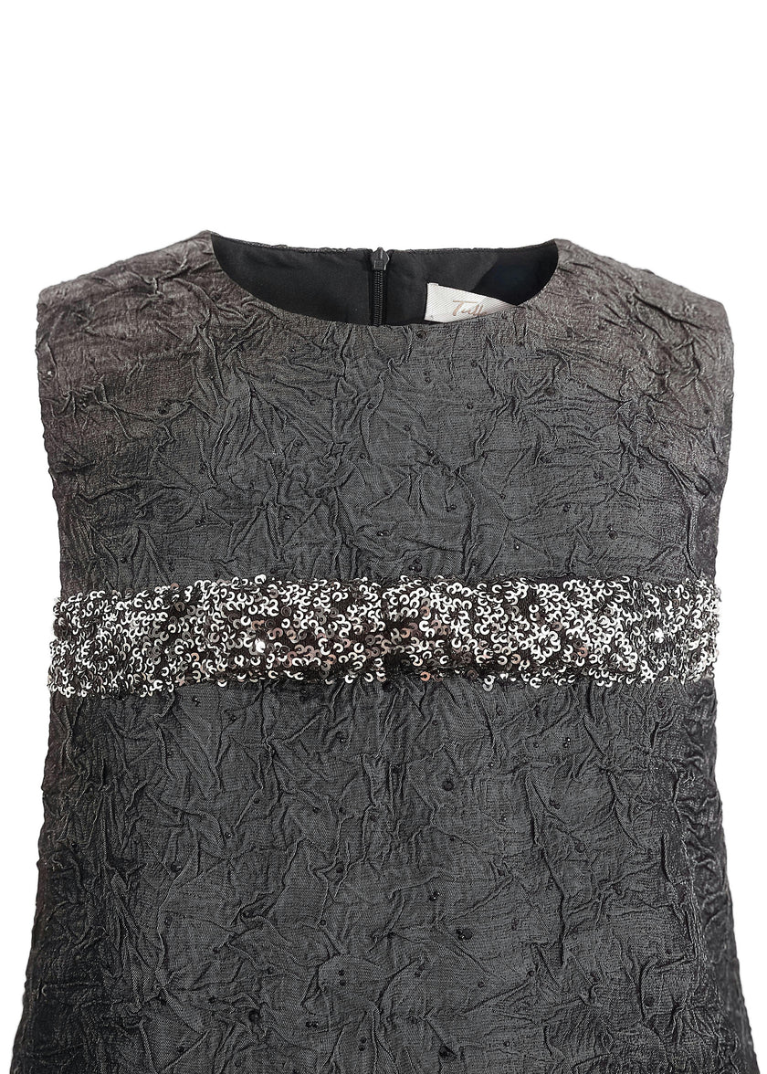 Dark Gray Speckled Dress