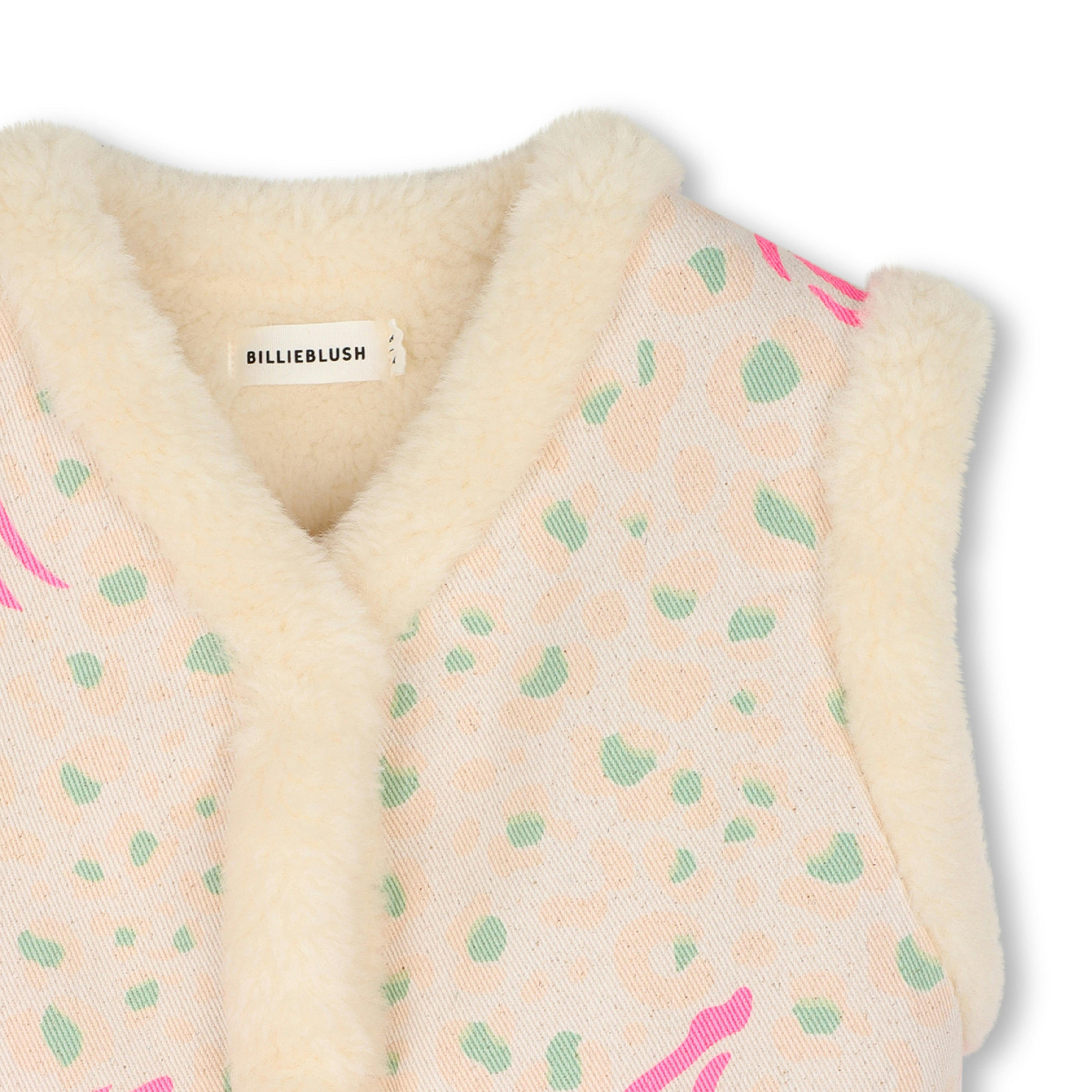 Cream Leopard Print Vest