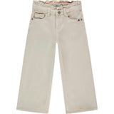 Ruffled Waist Wide Leg Pants