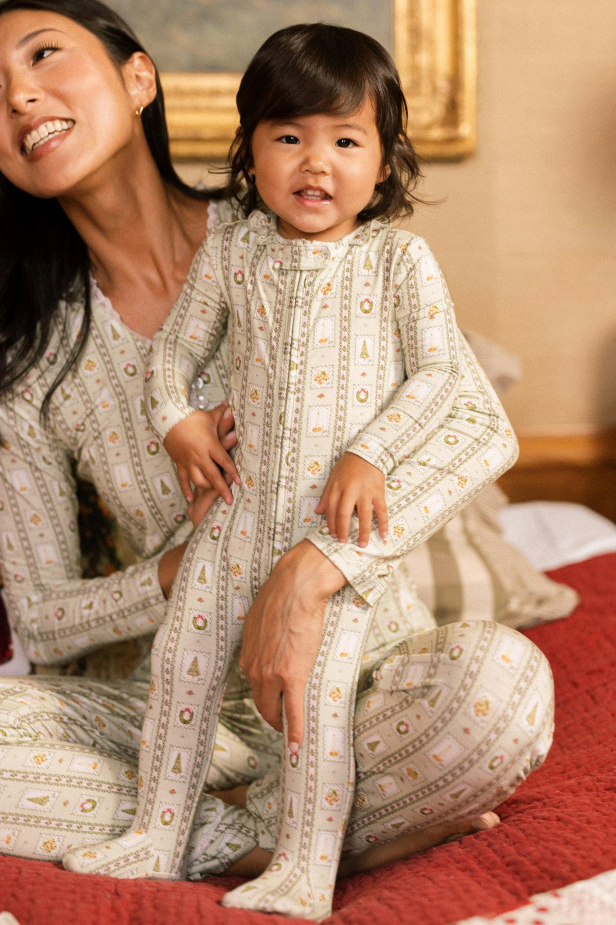 Baby So Soft Onesie in Merry Mail Linear