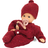 Gotz Muffin Baby “Jubilee” 13" Soft‑Body Baby Doll with Brown Sleeping Eyes