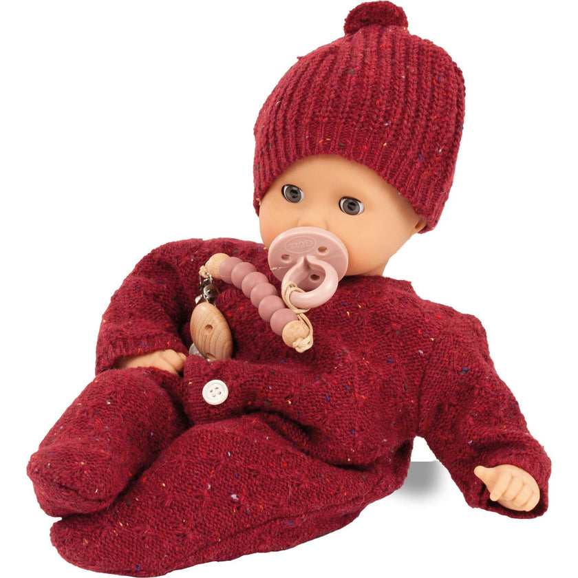 Gotz Muffin Baby “Jubilee” 13" Soft‑Body Baby Doll with Brown Sleeping Eyes