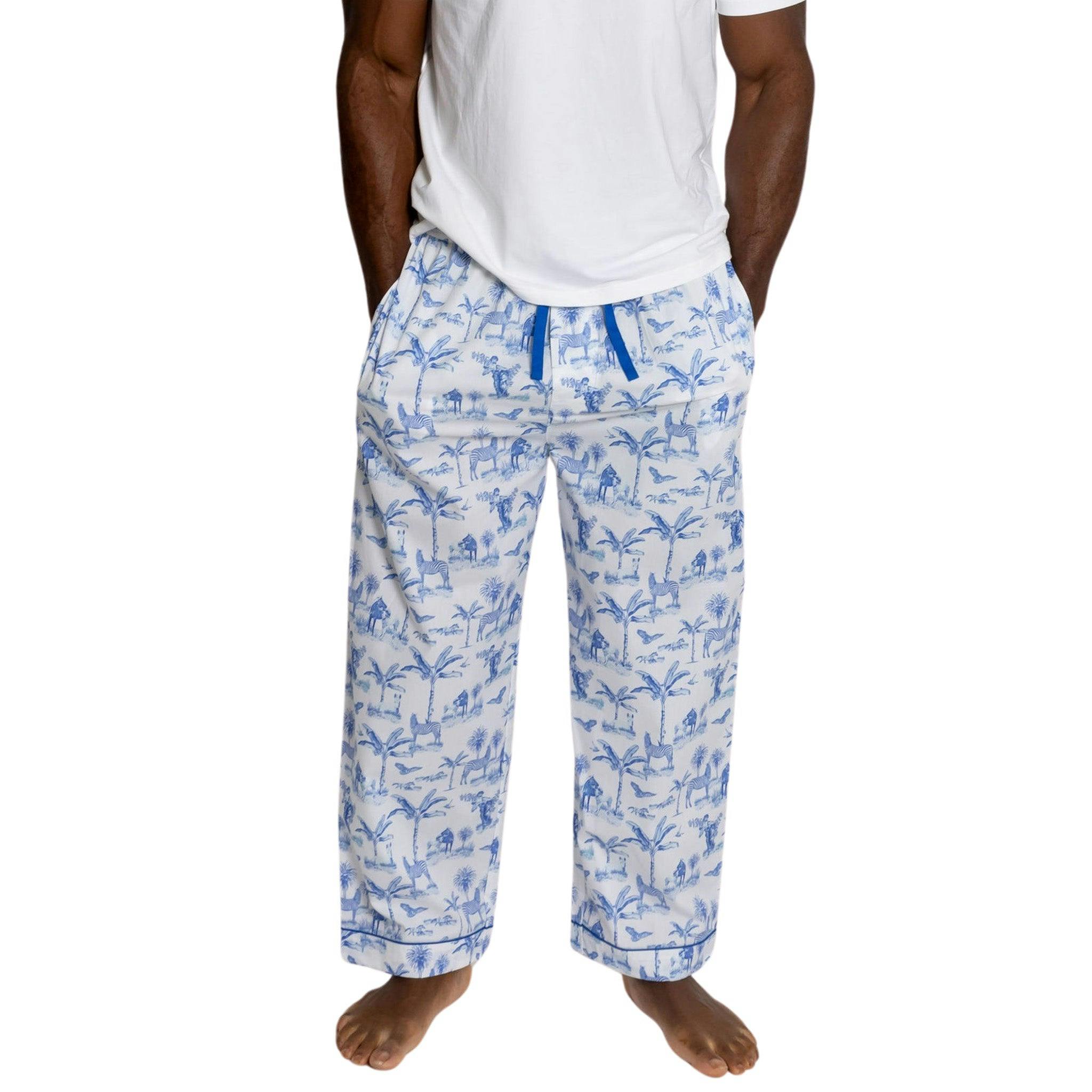 Men's Skydog Toile Blue PJ Pants