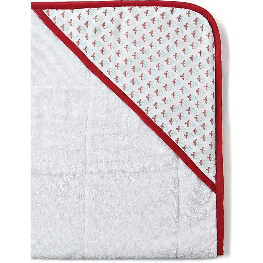 Block-Printed Terry Towel