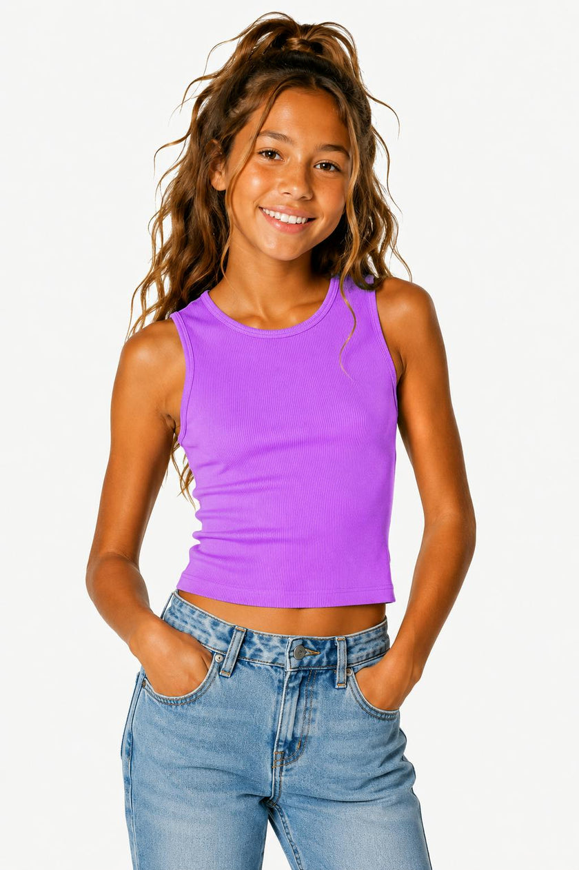 Sleeveless Seamless Top (8-12y)
