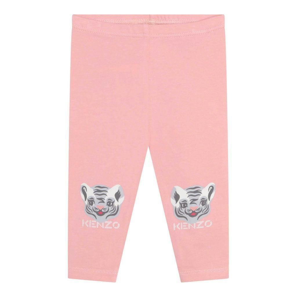 Pink Dress & Leggings Set