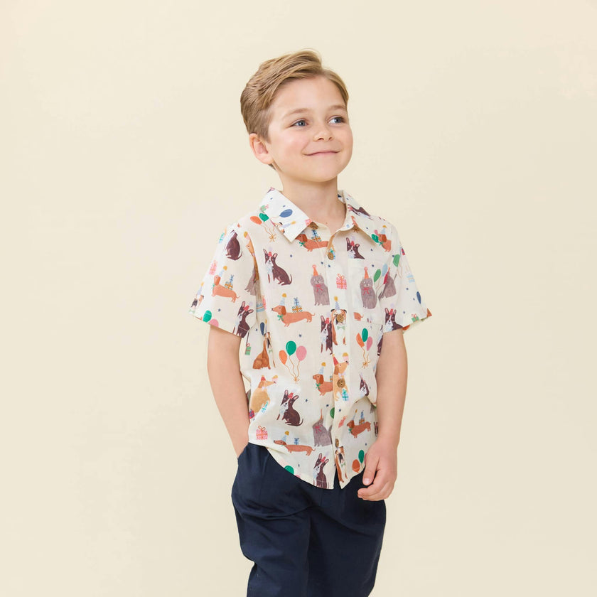 Boys Jack Shirt - Party Pets