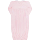 Pink Print Smocked Gown
