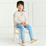 Ivory Hattie Pointelle Picot Cardigan