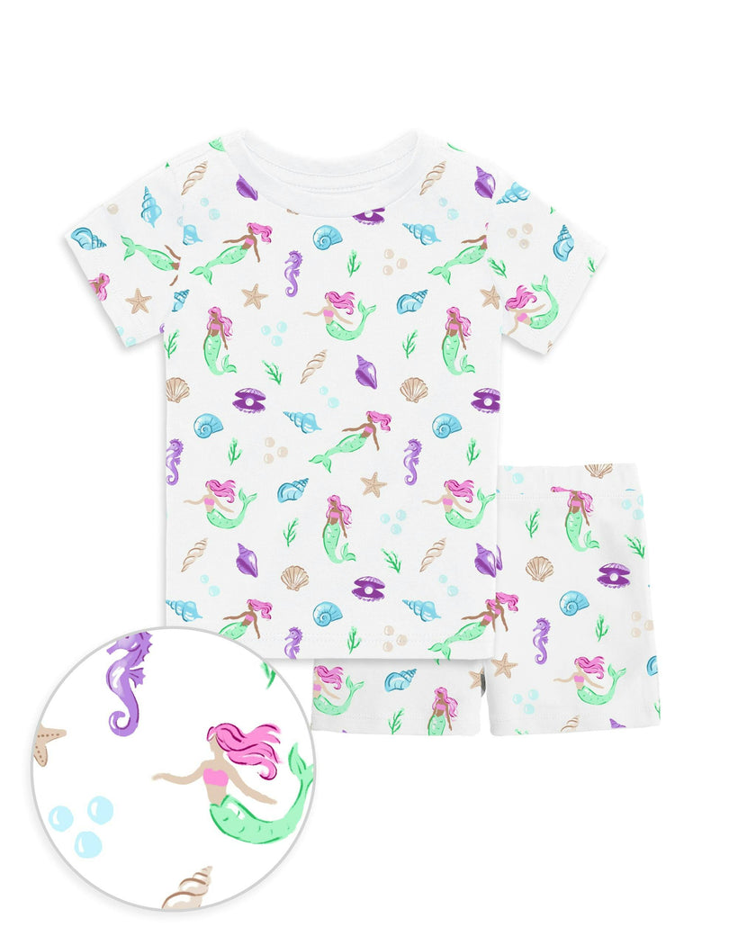 The Organic Short Sleeve Pajama Set [Under the Sea]