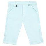 TARTINE ET CHOCOLAT Classic Stretch Cotton Baby Trousers - Aqua