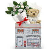 New Baby Christmas Welcome Hamper with Personalized Bertie