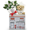 New Baby Christmas Welcome Hamper with Personalized Bertie