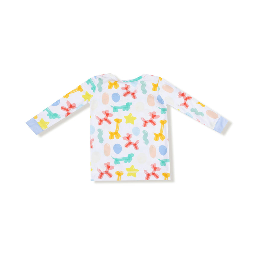 Balloon Animals - Blue - Long Sleeve Loungewear Set