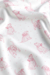 Pink Puppy Love Print Blanket