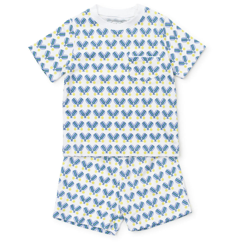 Charles Boys' Short Set - Pickleball Blue
