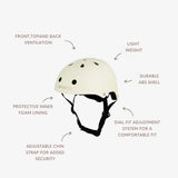 Kids helmet - Matte Cream