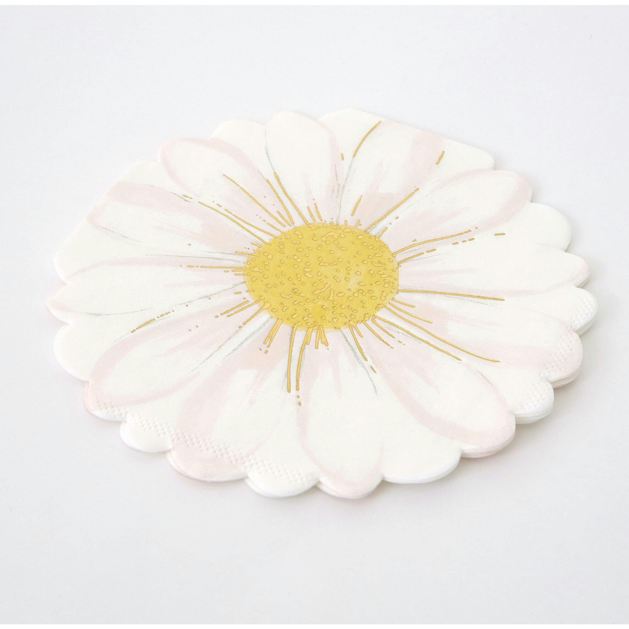 Set of 16 Wild Daisy Napkins
