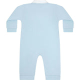 Mini Voyages Embroidery Romper LS