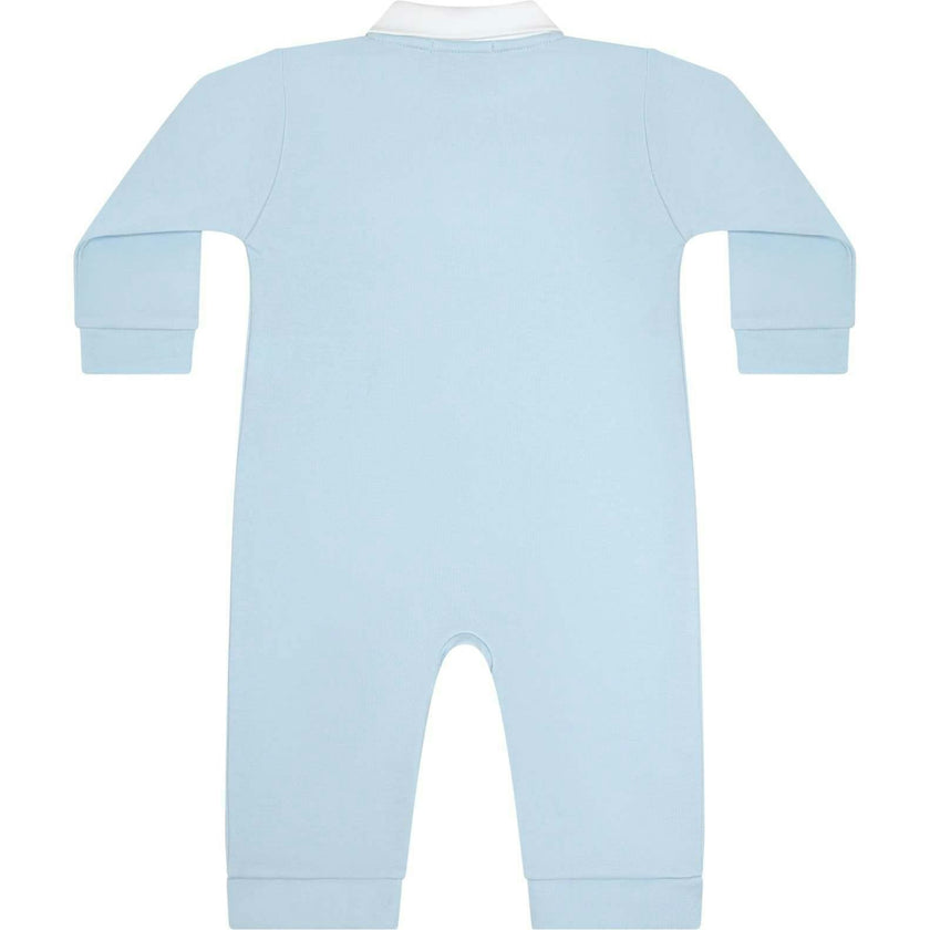 Mini Voyages Embroidery Romper LS