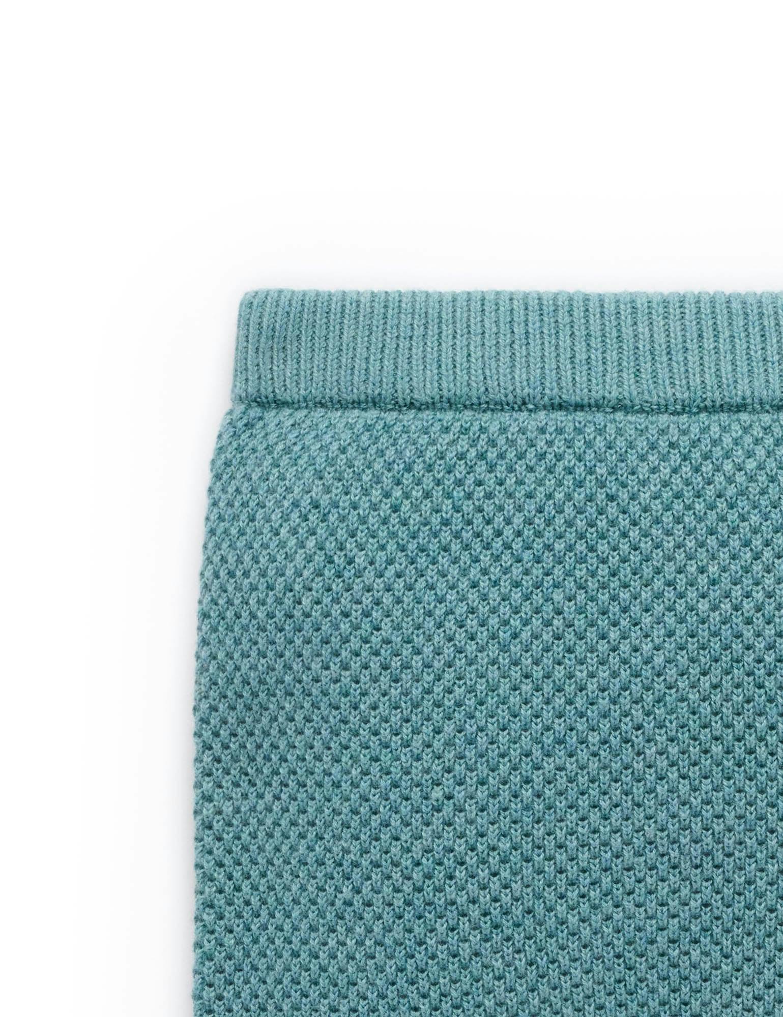 Knitted Legging Duck Egg Melange