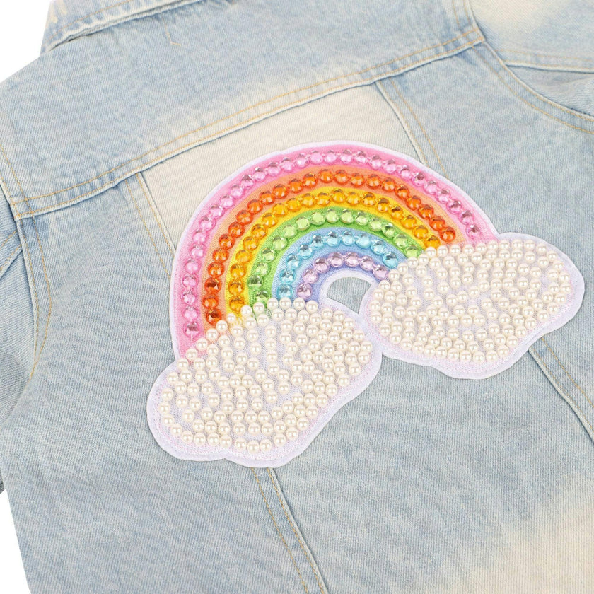 Happy Rainbow Denim Jacket