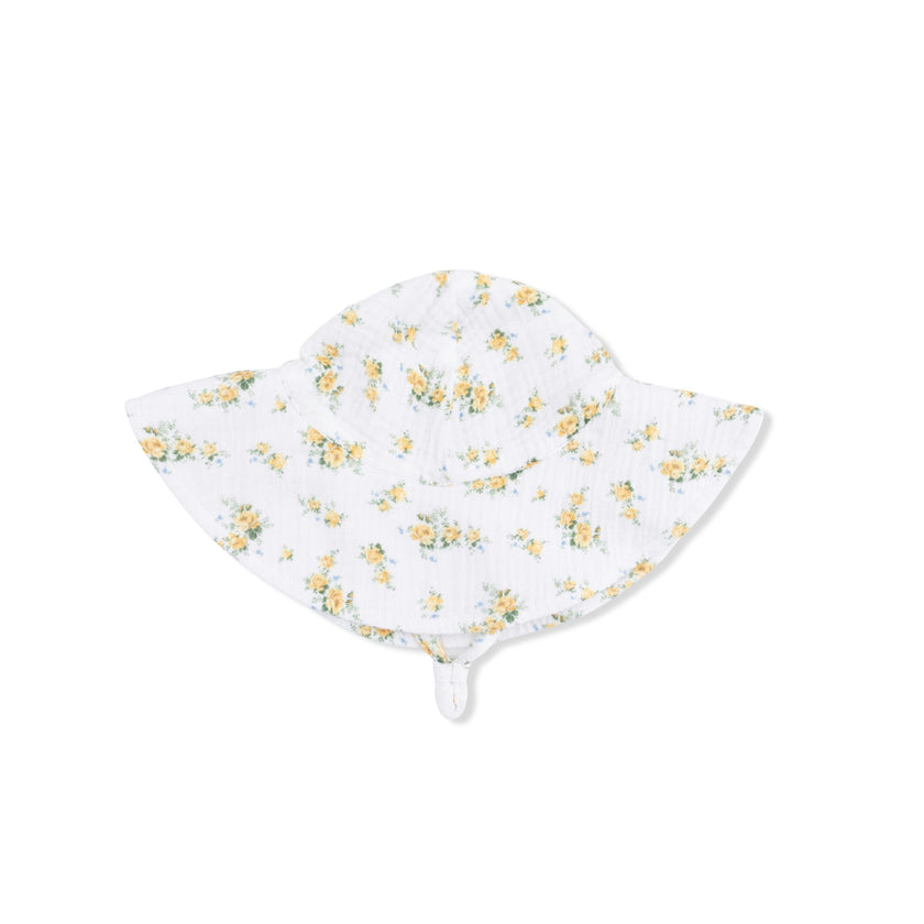 Sunshine Roses - Wide Brim Sun Hat