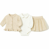 Champagne Tulle Skirt Set