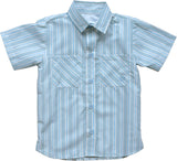 Sporting Shirt in Stripe In Blue Jay
