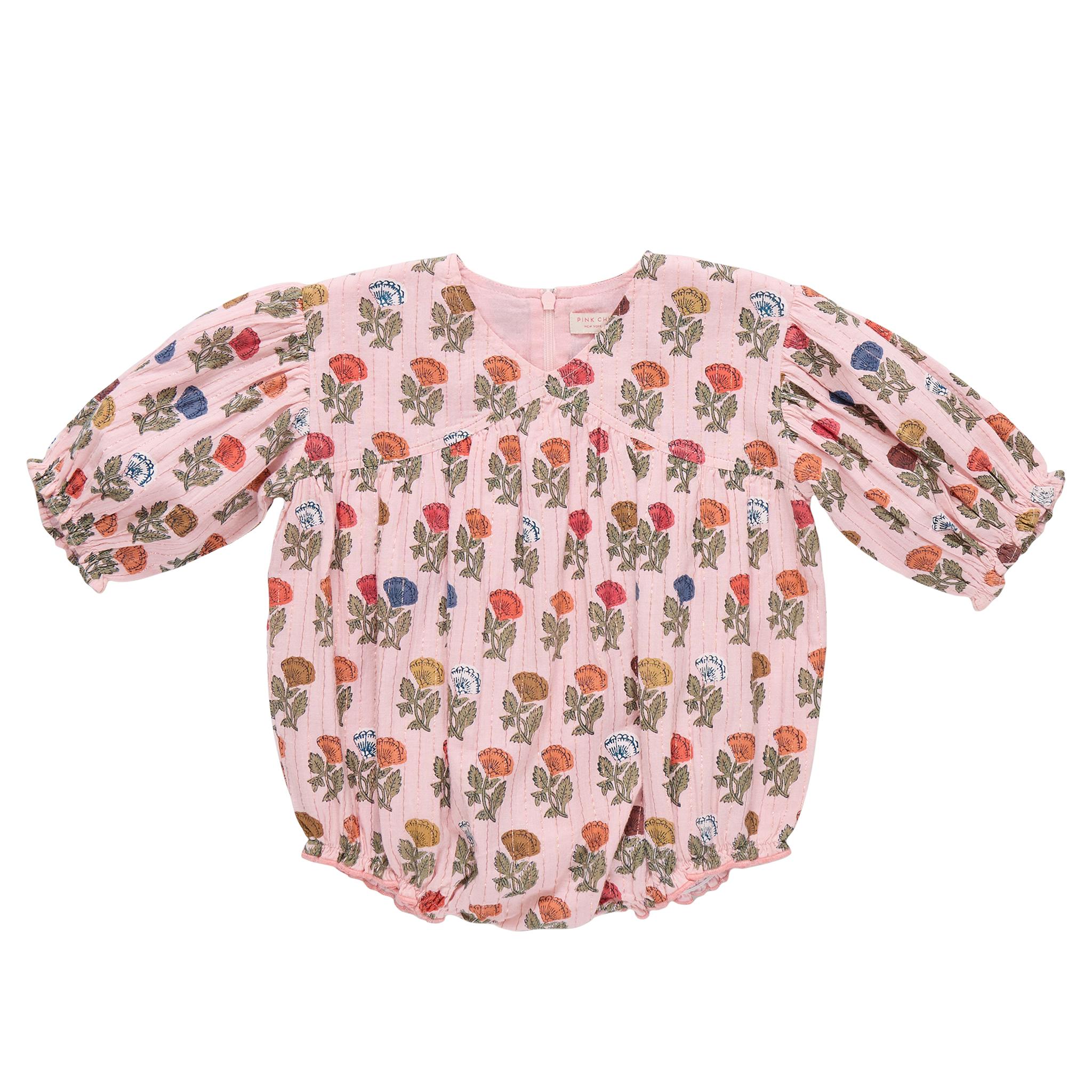 Baby Girls Wynne Bubble - Multi Flower Drop