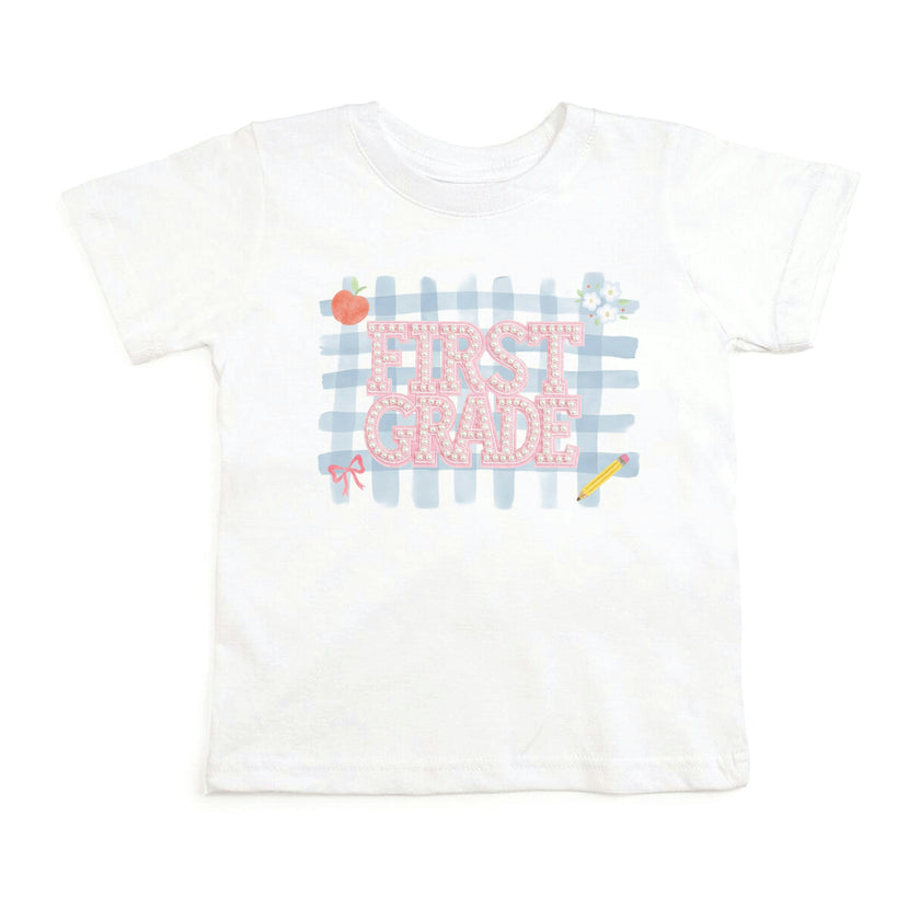 First Grade Pearl Patch Short Sleeve T-Shirt