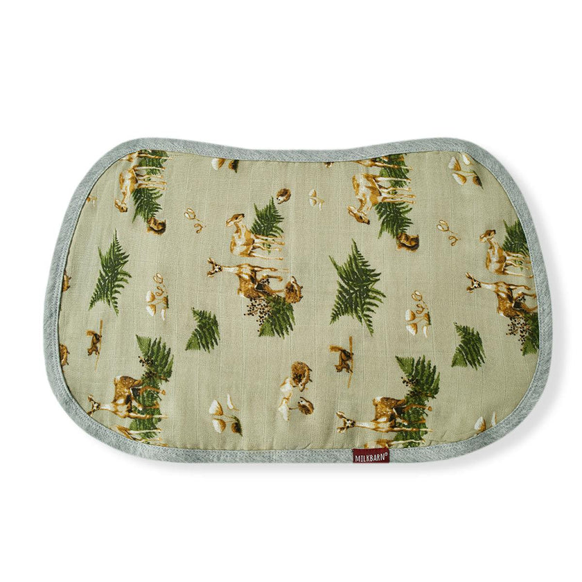 Forest Party Contour Four Layer Burp Cloth