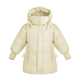 Yellow Quilted Hooded Jacket