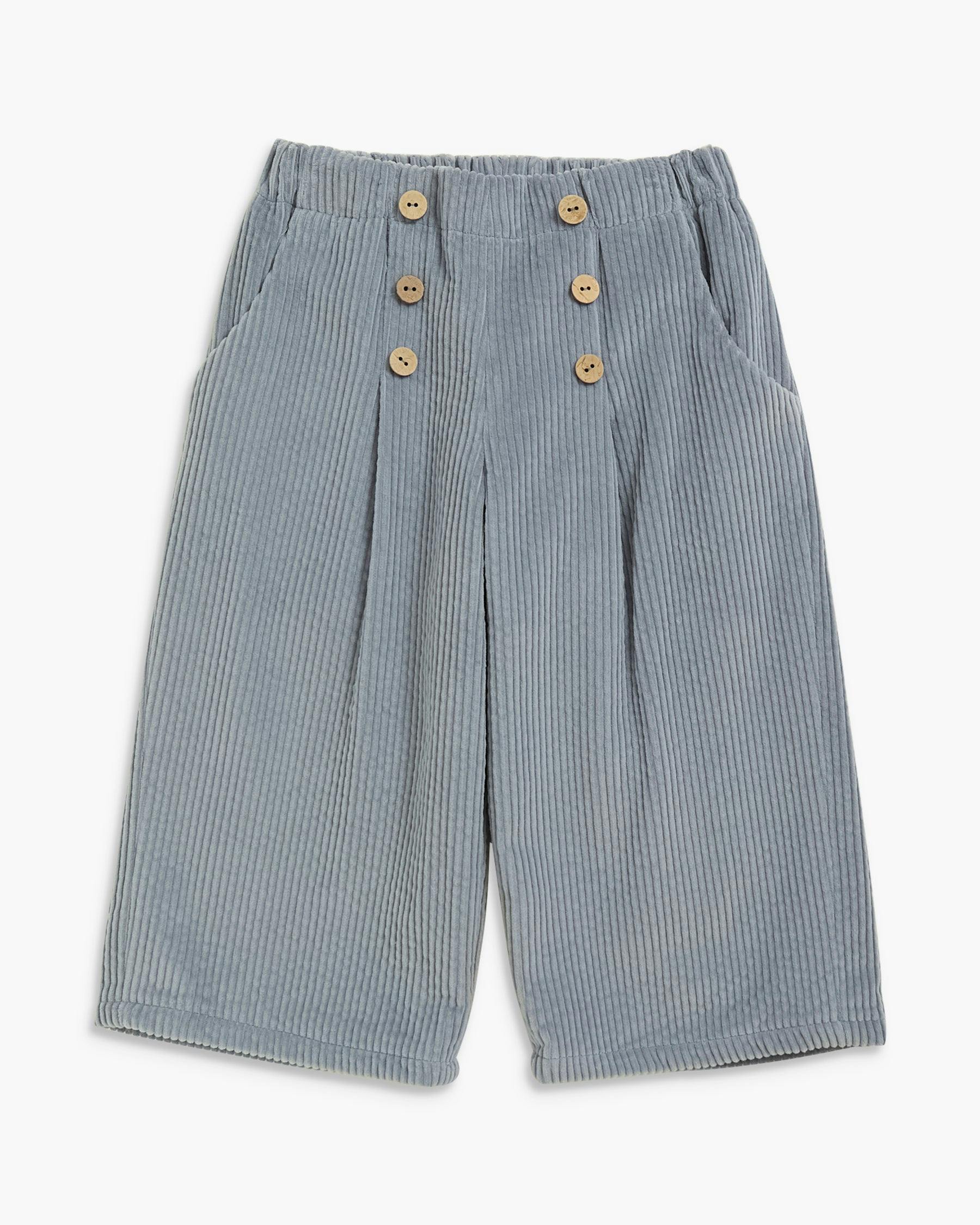 Fleur Trousers Dusty Blue Corduroy