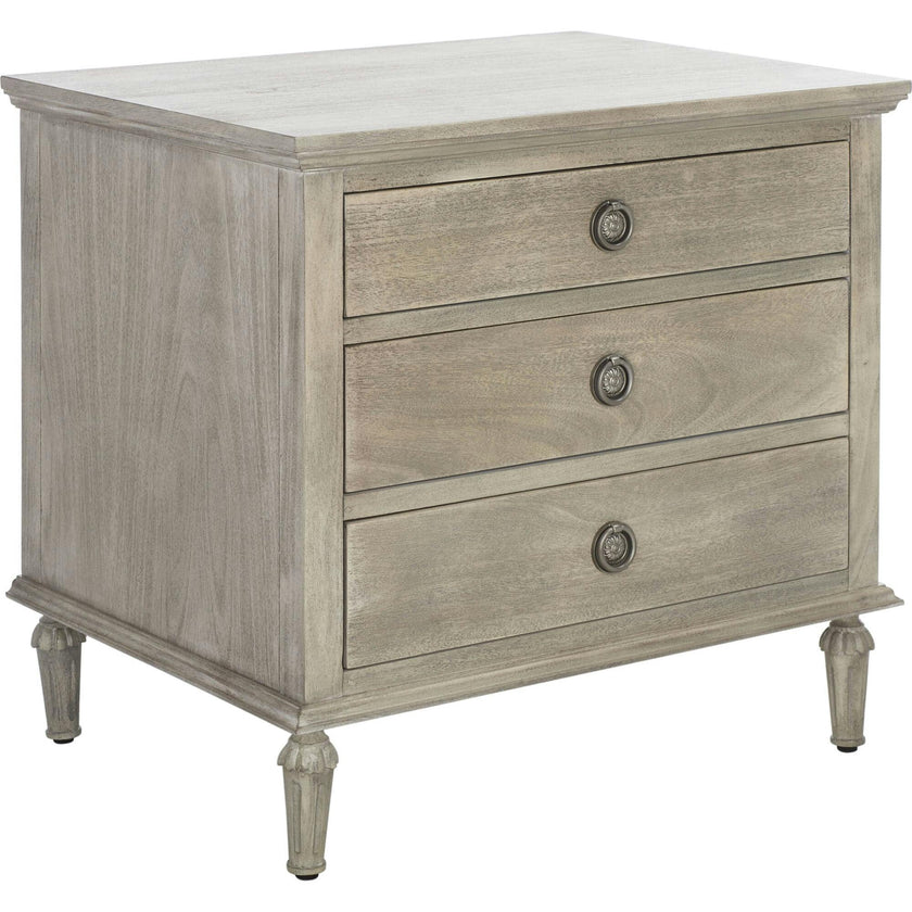 Lisabet 3 Drawer Nightstand