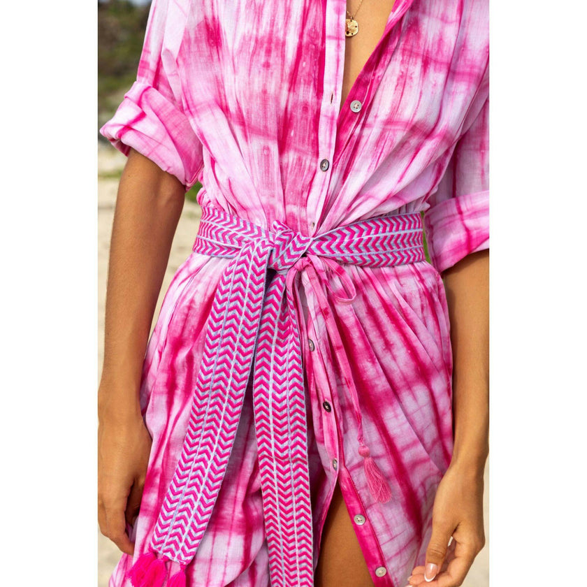 Embrodiery Belt Sea Stripe Embroidery