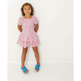 Hearts Print Mirrorball Dress