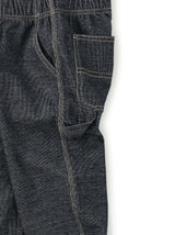 Denim-Like Carpenter Pants, Indigo