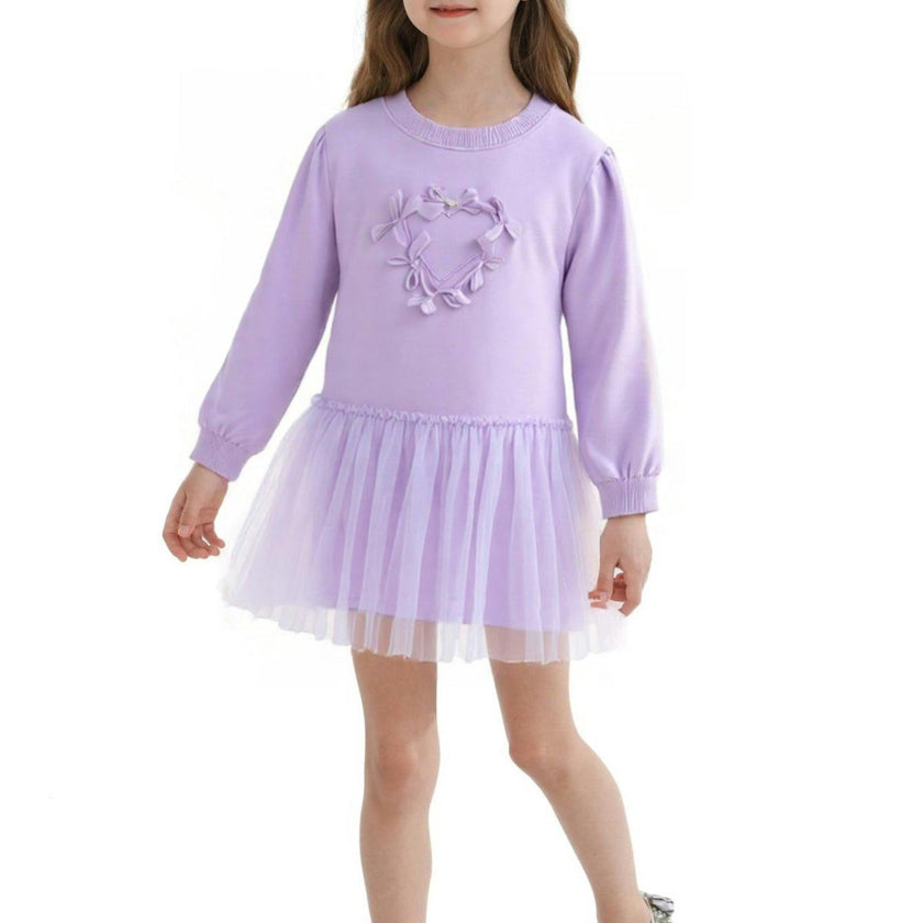 Purple Heart Bow Dress