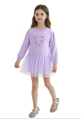 Purple Heart Bow Dress