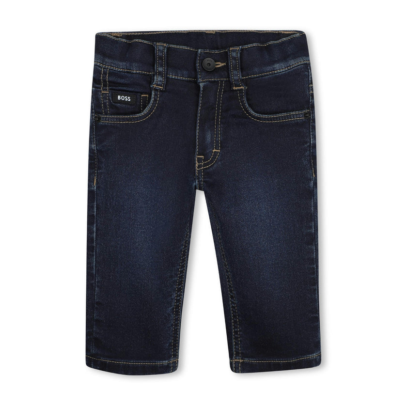 Stone Classic Five-Pocket Denim Jeans