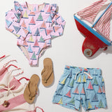 Boys Swim Trunk - Blue Regatta