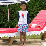 Lobster Rash Guard Top