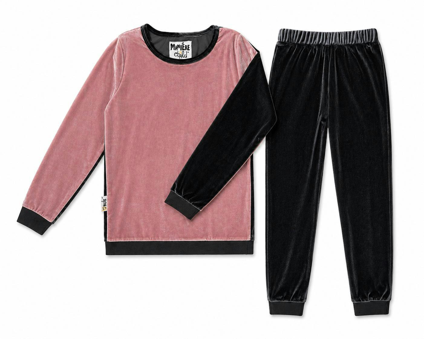 Velour Color Block Set
