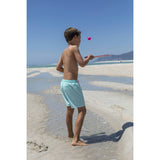 Gingham splash classic swim shorts