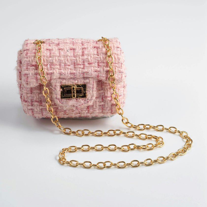 Tweed Cross Body Bag